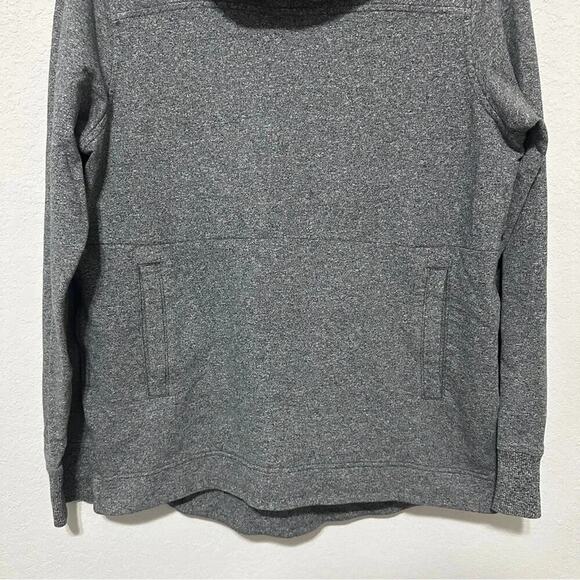 Lululemon Warm For Winter Hoodie Womens Size  6 Pullover Heathered Gray Black - Picture 4 of 9